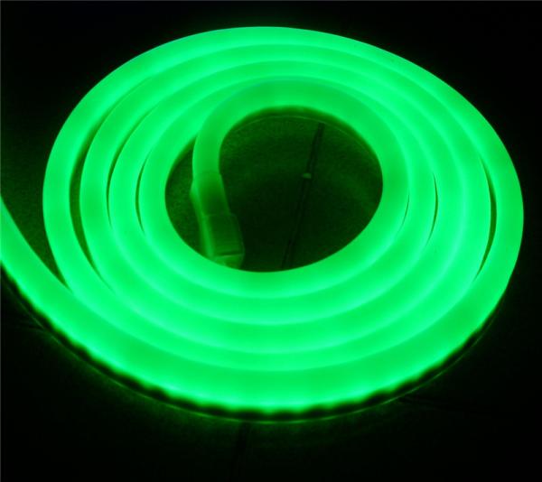 14x26mm Semi transparente PVC super brilhante 220v multicolor LED neon flex luz para edifícios