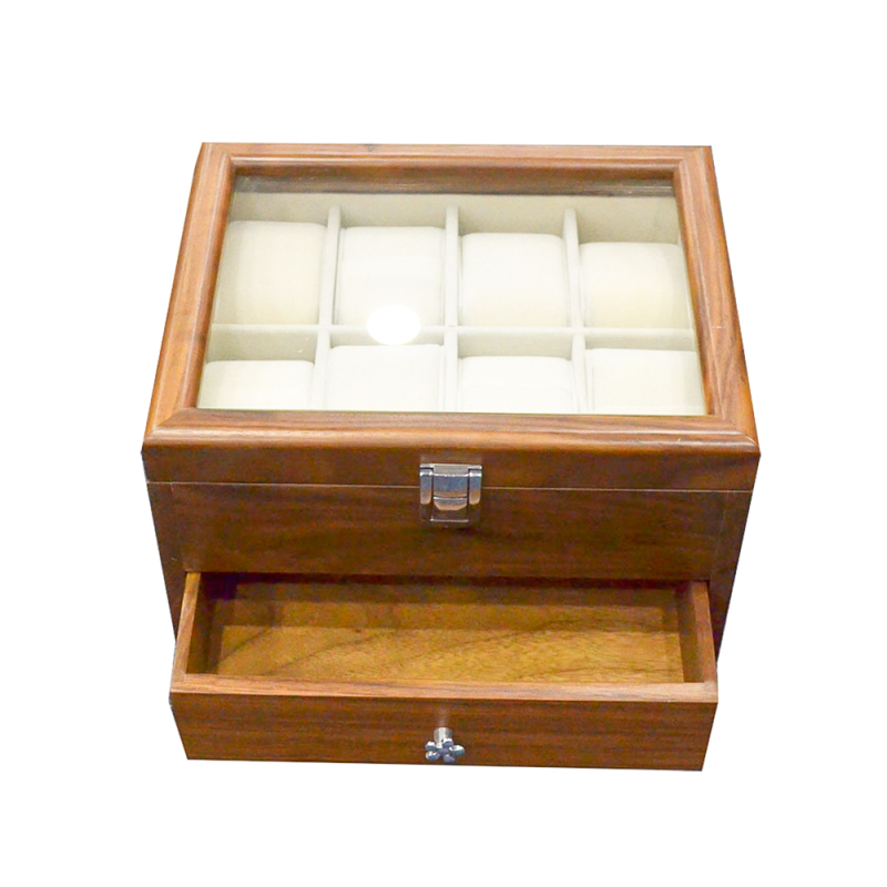 Customizable Multi-tier Wooden Jewellery Box with Ample Storage Capacity for  a Gift for Women.