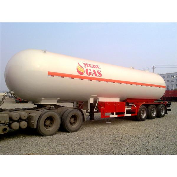 Heavy Duty 3 Axle Semi Trailer / 50000 L LPG Tank Semi Trailer 50M3 56000 L 25