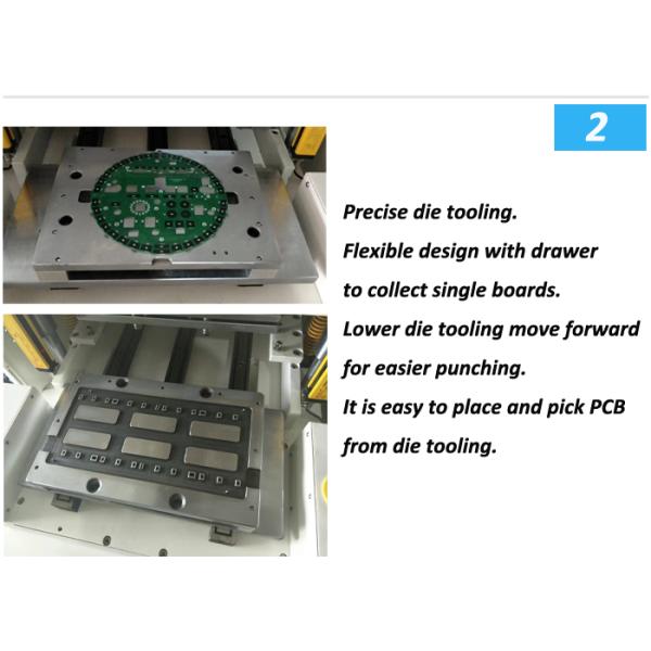 Машина PCB пробивая сползая нижнюю прессформу