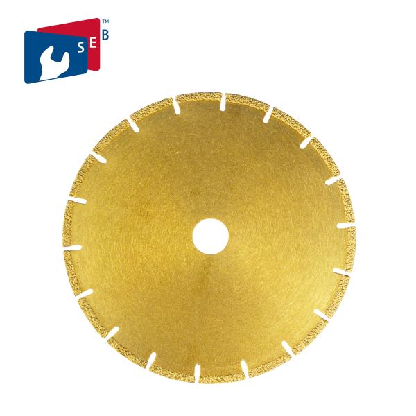 Fire Rescue Vacuum Brazed Diamond Tools , High Grade Iron Cutter Blade
