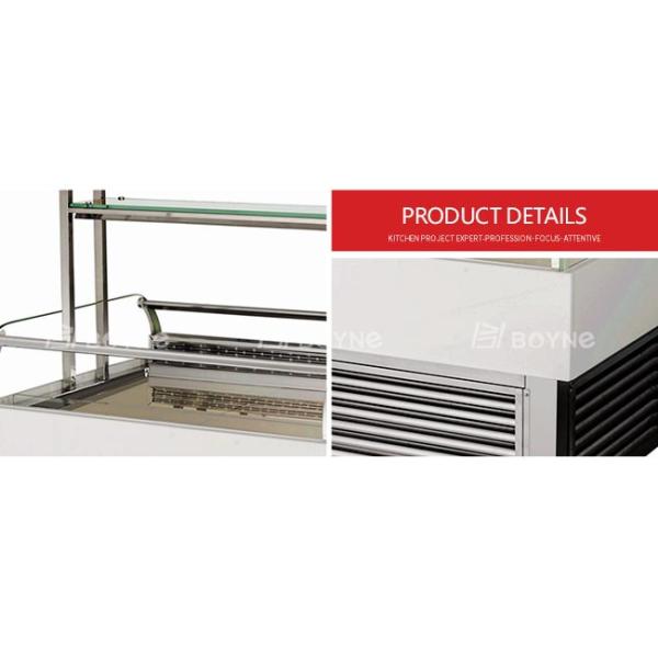 Район Refridge супермаркета витринного шкафа торта компрессора Danfoss печь