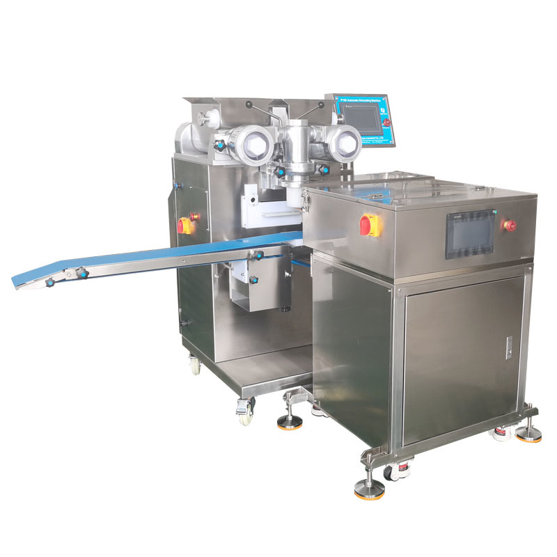 Automatic Panda Milk Rice Cake Encrusting Machine P160 with Ultrasonic Cutter