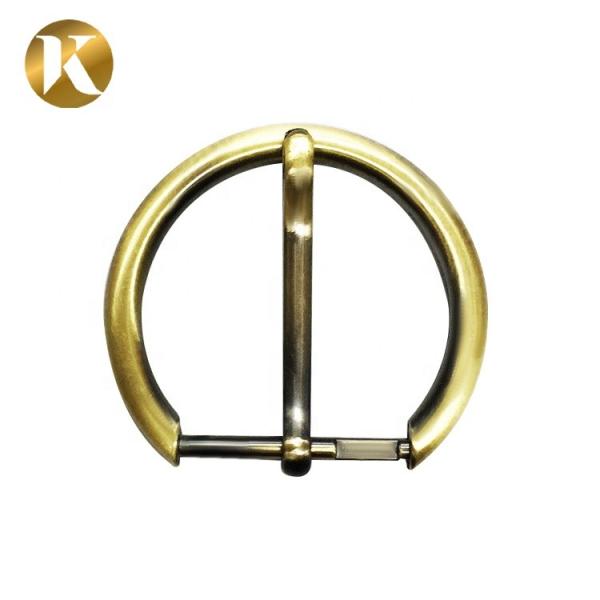 Wenzhou KML Custom 30mm round women round pin belt buckle