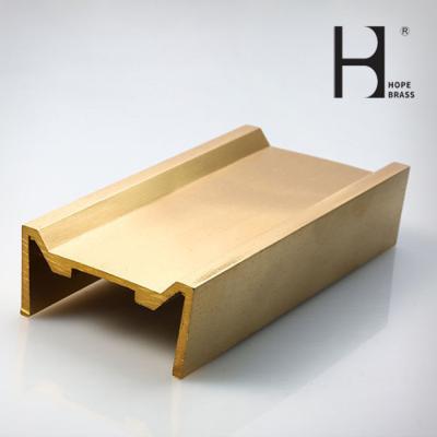 Anti Fade 58% Copper U Shaped Metal Channel For Door Construction