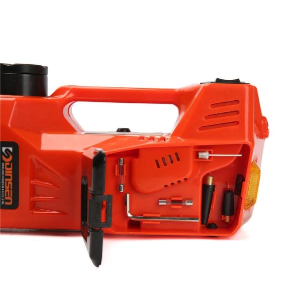 carro hidráulico elétrico Jack de 450mm, 12v assoalho hidráulico portátil Jack