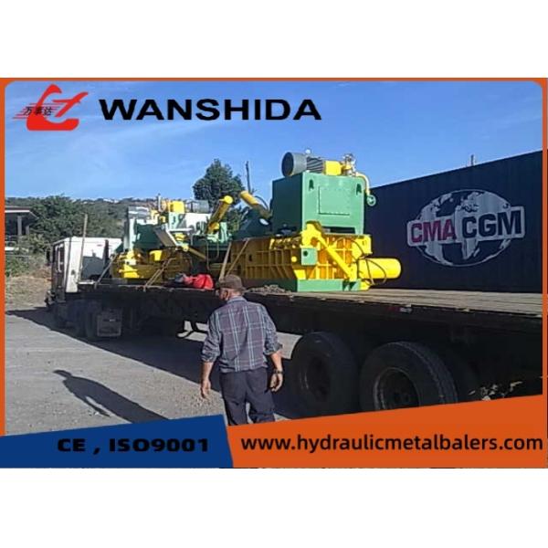 Turn Out 88kw Scrap Car Baler With Hand Valve Control For Automotive Recycling