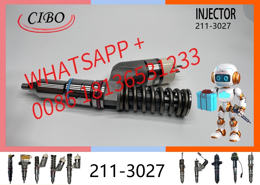 original 211-3027 Common Rail Fuel Injector for  C15 3406E C10 Diesel Engine Construction Machinery Parts Replacement for OEM 2113027 10R-0959 original new injector