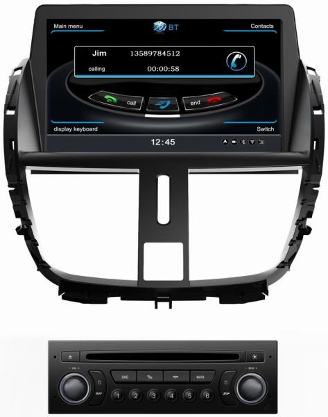 Ouchuangbo S100 Platform Car DVD radio For Peugeot 207 With Audio Sat Nav Headunit Multimedia System