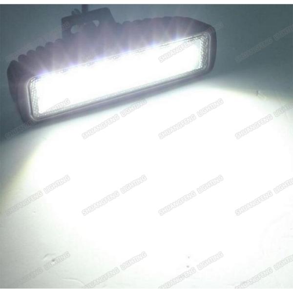 6 pcs * 3w High Intensity Epistar LED Truck Work Lights 18W 6000k IP67