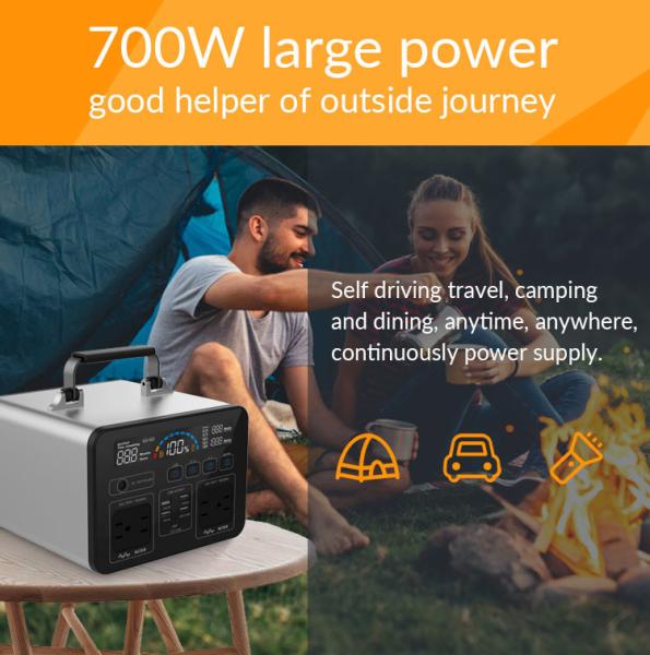 ROSH 700wh 189000mah Waterproof Portable Power Station