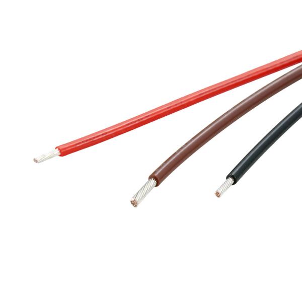 A costa de 1AWG 7/0.48mm estanhou o fio isolado PFA de cobre UL1726 300V uma baixa tensão de 250 graus