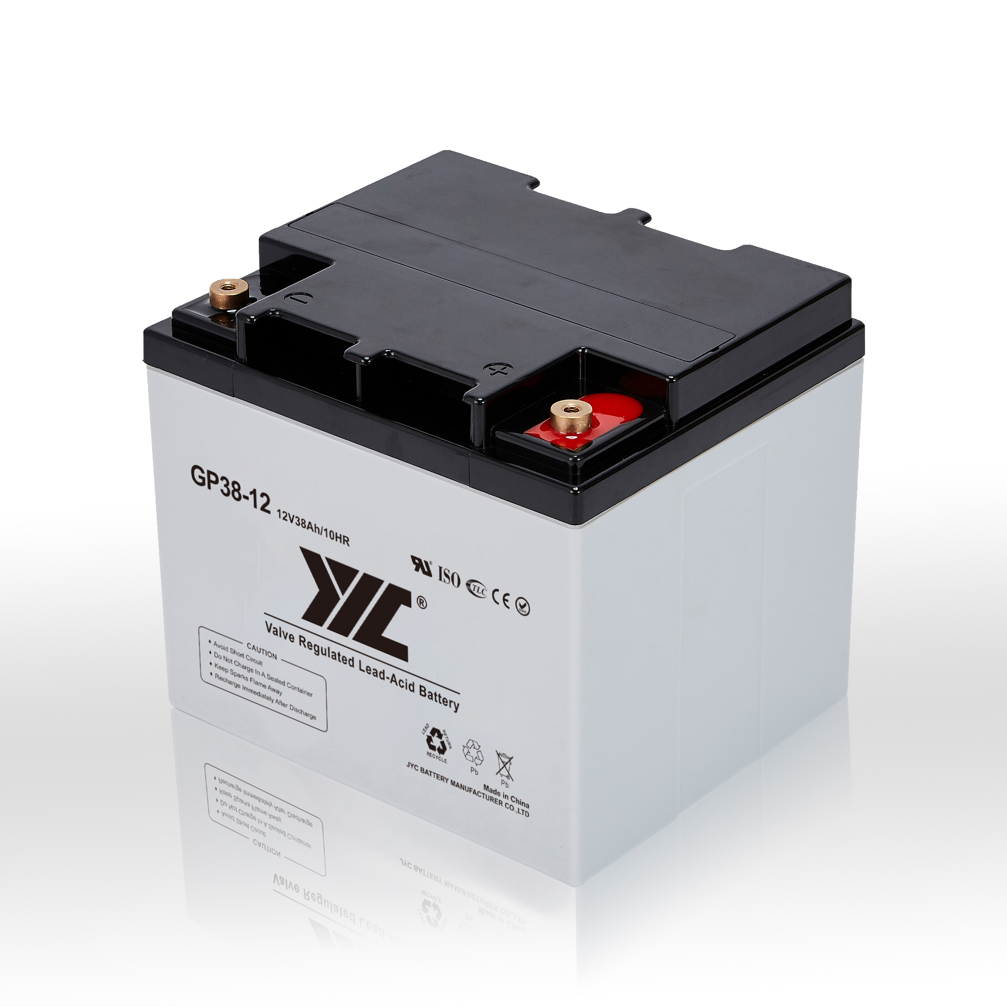Deep Cycle Medical Equipment Battery Energy Storage 12V 38AH GP Battery