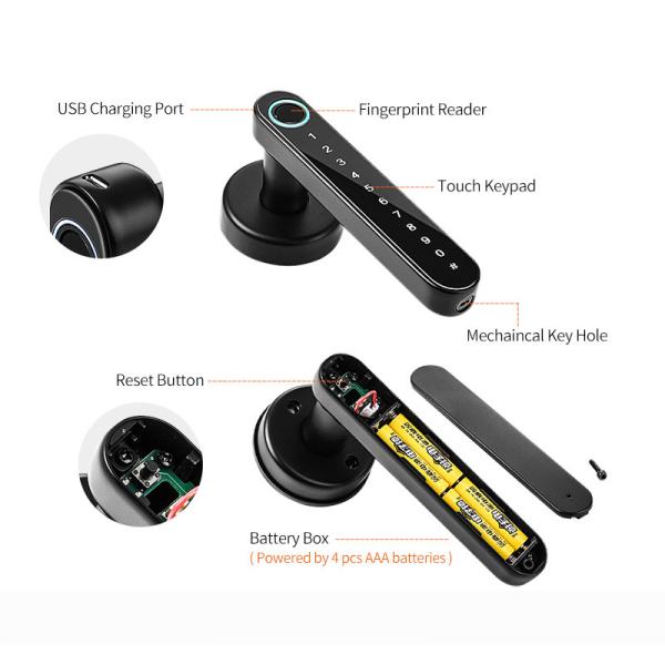 Serrure de porte biométrique Keyless d'empreinte digitale de système de Smart Home