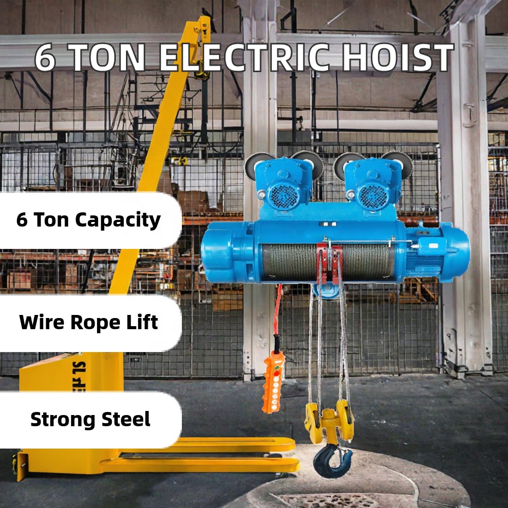 Customizable Electric Wire Rope Hoist 1-50 Ton Heavy Duty Industrial Lifting Equipment for Construction