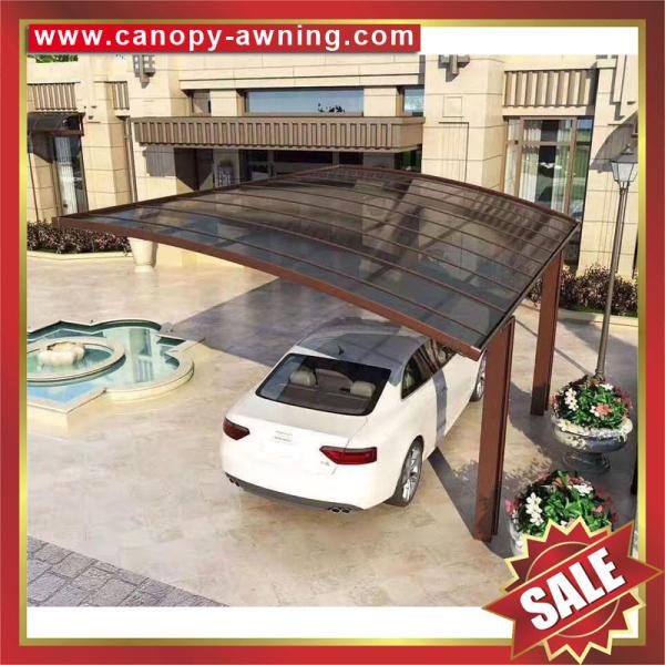 excellent outdoor park cars shelter canopy awning carport with polycarbonate sheet aluminum framework