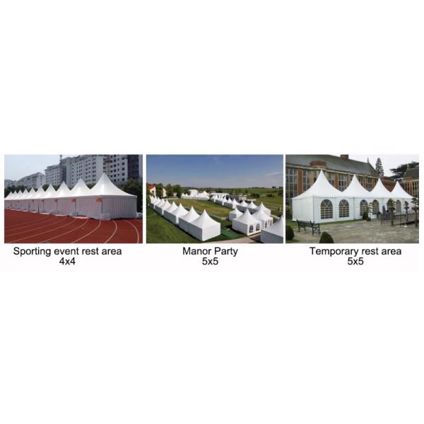 Алюминиевая пагода с водонепроницаемой крышей, ПВХ для торговой выставки, свадебной вечеринки.