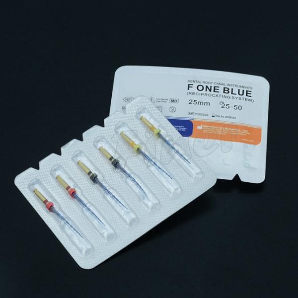 Теплоактивированные зубные вращающиеся файлы зубные эндодонтические Никель Титановый Синий файл