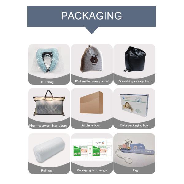 Flexible Travel Neck Roll Pillow with Memory Foam Filling and Customized Color Option