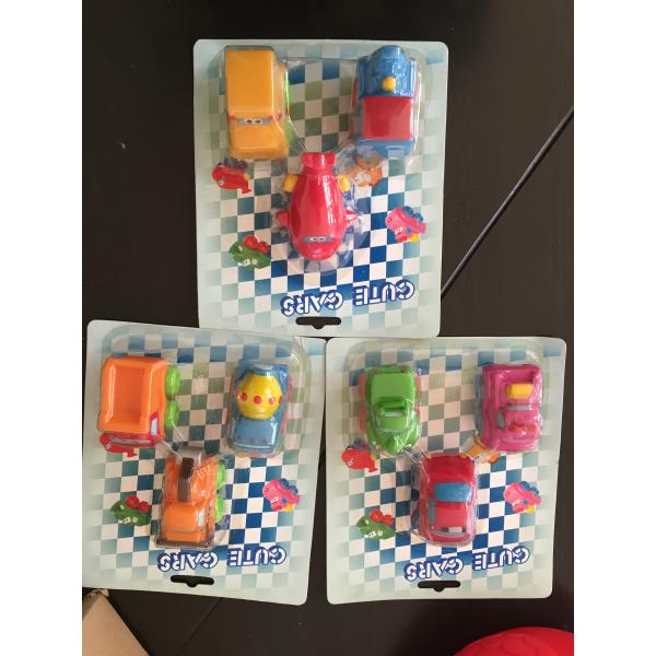 Hands Pushing Inertia Vehicle Toys Kit Pullback Racer Cars Toy for Kids Truck Police Car Tax Toy Cars Collection