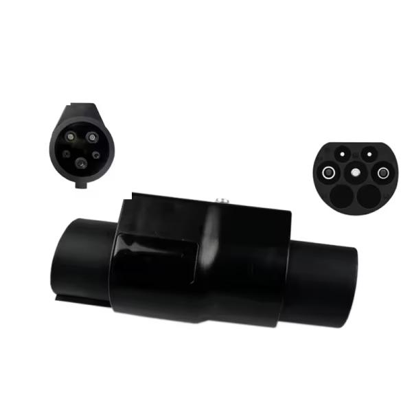 Compact and Portable 220V 7KW 32A Adapter for Tesla Car Type 1 Charging Pile to Tesla Car EV Charge Customized Plug Type1