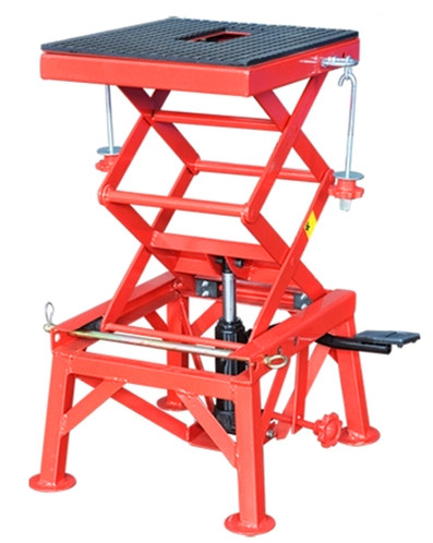 Car Repair Tools Mini Type Hydraulic Motorcycle Scissor Lift Platform 300 lbs High Quality Motorcycle Lift Table