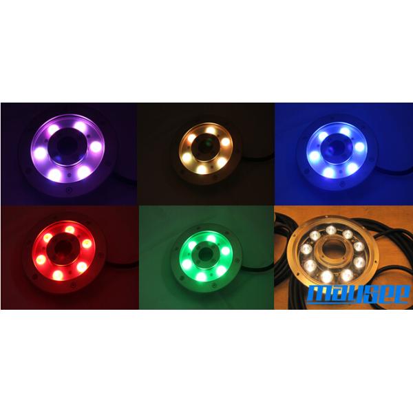 Acero inoxidable 316 RGBW DMX sumergible fuente LED luces bajo el agua IP68