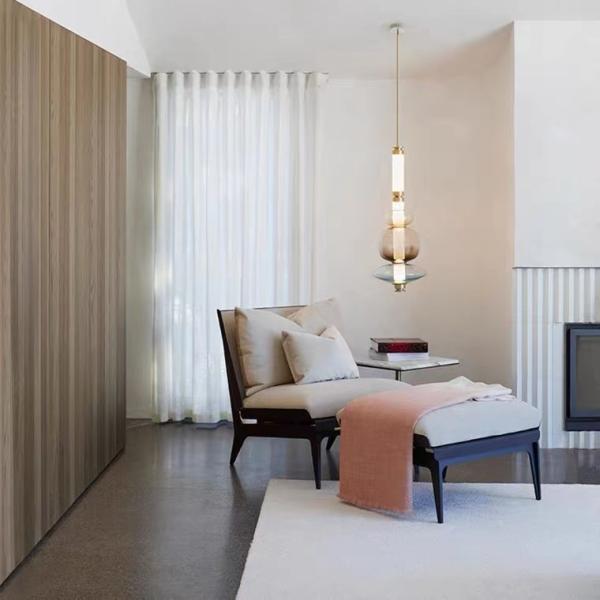 Modern Hotel Villa Lobby LED Pendant Lamp bedroom Chandelier Crystal Luxury Chandelier Hanging