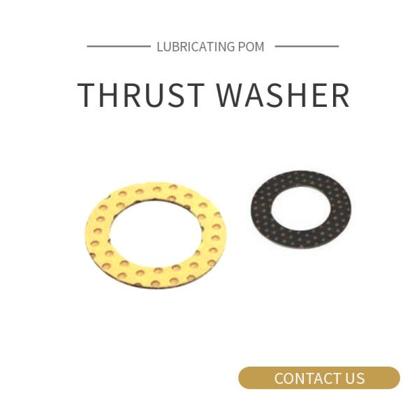 MoS2 Thrust Washer , POM,  Low carbon steel, polymer thrust washer, thrust bearing washer
