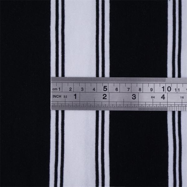 Skin-Friendly Comfortable And Breathable Striped Knit Fabric For Casual Wear