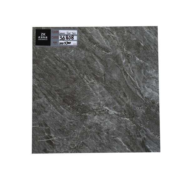 Céramique vitrée blanche 300x300mm Carreaux de sol Marbre à la recherche de mur