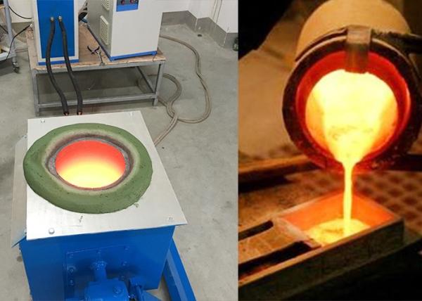 30-160kw Medium Frequency Induction Melting Furnace For Copper Scrap