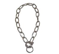 En gros 304 en acier inoxydable Pet Dog Training P Chain Collier Collier de chien