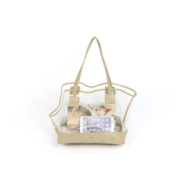 ПУ кроет кожей сумку Тоте ясности ПВК стежком сильная величина наибольшей допуск