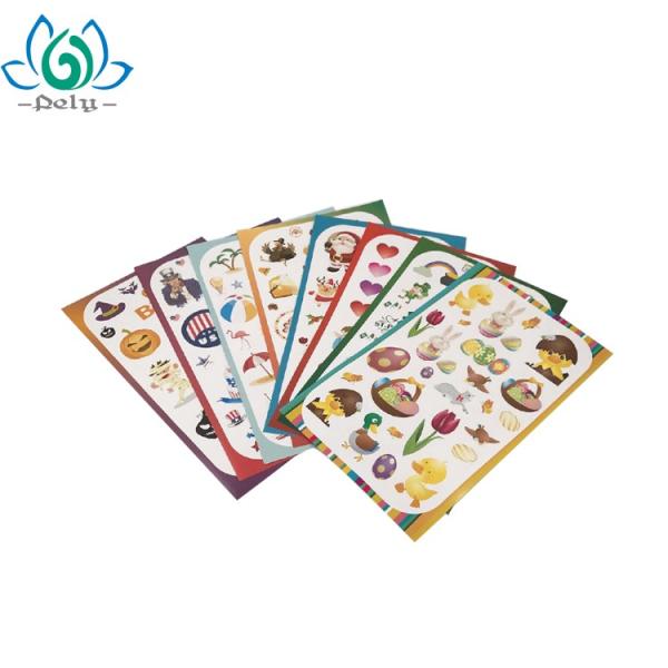 Cartoon Design Animals Shape 3D Tattoos Temporary Body Stickers , Tattoo Body Sticker