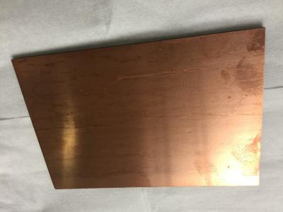 Painéis de parede decorativos de cobre de cobre vermelhos, placas compostas isoladas do revestimento