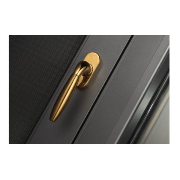 Двери стеклянного шкафа дверей складчатости узкой рамки алюминиевые одиночные закаленные Bifold