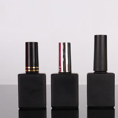 Garrafa cosmética do vidro UV do óleo do verniz para as unhas dos fabricantes da garrafa de vidro do gel com escova