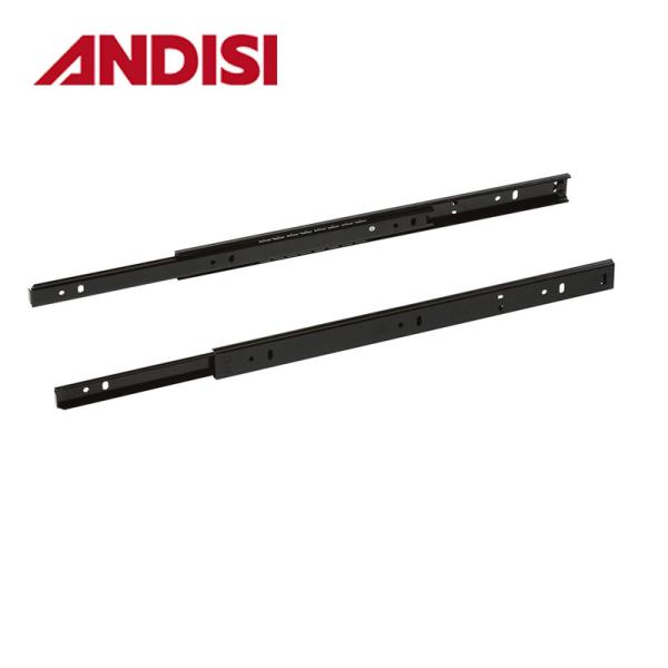 15kg Loading Capacity 27mm Two Way Steel Telescopic Drawer Runner for Table Drawer