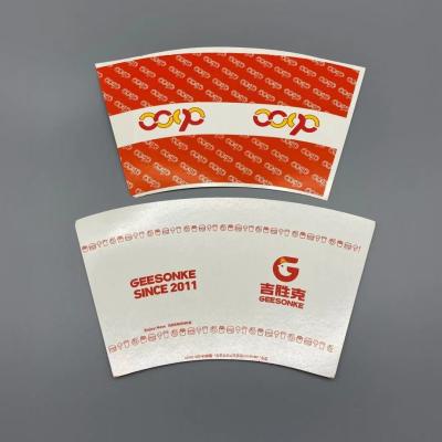 O PE impermeável de Matt revestiu a matéria prima de papel de papel do copo de chá do fã 260gsm do copo