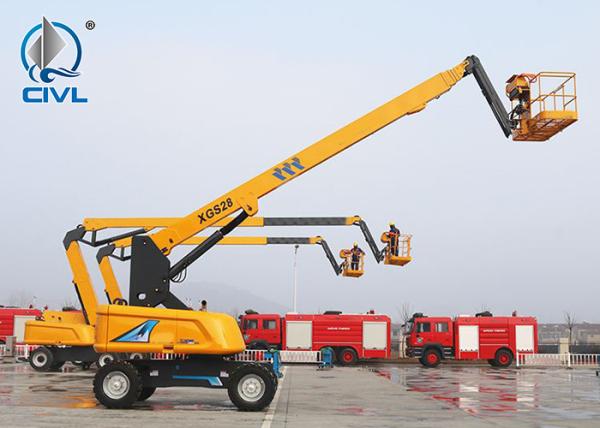 XGS28 26m Telescopic Aerial Platform Boom Lift Mobile Elevating Work Platform