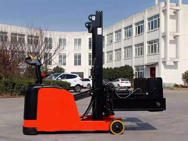 2m 2.5m 3m 3.5m Roll Stacker Lifting Height Electric Clamp Stacker With Bale Clamp