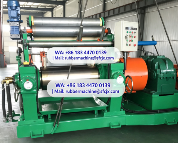 CE Certified XK-400 Rubber Open Mixing Mill Machine for Sheet Compounding