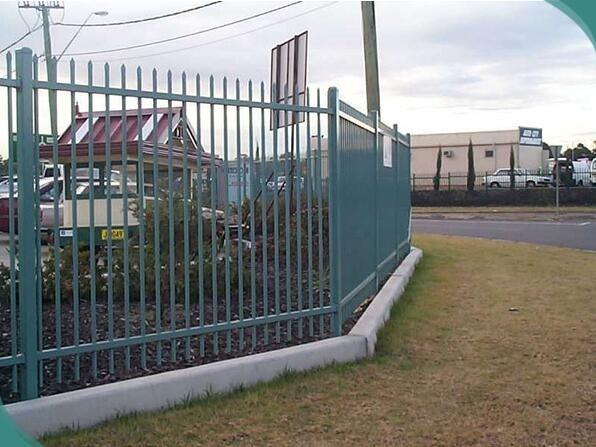 1800mm*2350mm Aluminum Wrought Iron Metal Steel Fence Decorative Backyard Garden Fence
