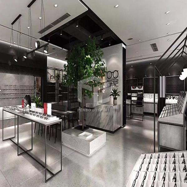 Доска меламина ODM шкафов дисплея магазина современных солнечных очков оптически