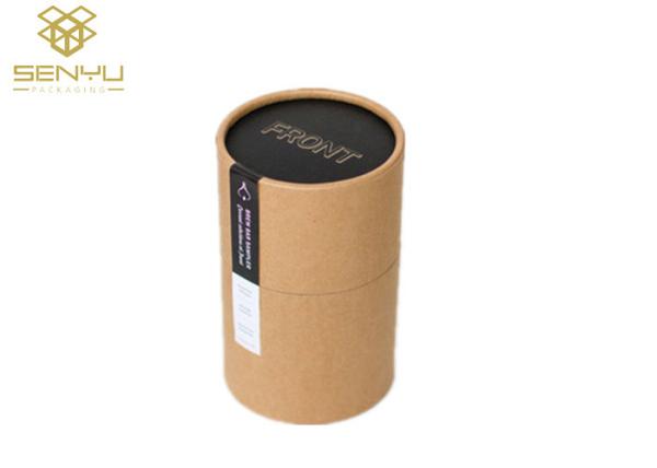 Cylinder Shaped Kraft Paper Tube Packaging Box Round Cardboard For Tea Bag