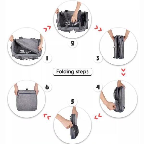 Изготовленная на заказ складная сумка спортзала спорт с отсеком ботинок & влажной сумкой йоги сумки