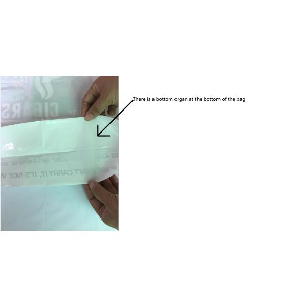 Custom HDPE / LDPE Die Cut Shopping Bags Custom Plastic Retail Bags With Own Logo