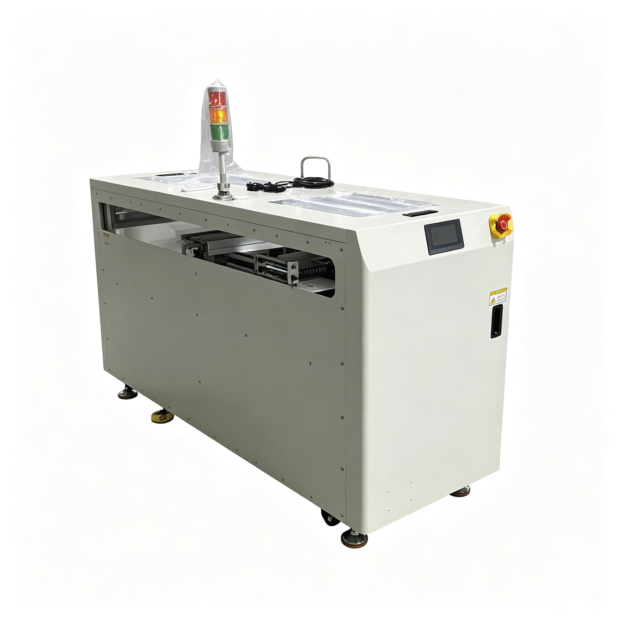 2.1M Single Trolley PCB Shuttle And Transport Handling Conveyor SMT Auxiliary Equipment