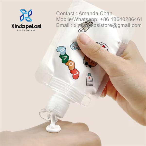 Aceitar Pílula de Plástico Personalizado Flip Top Cap Para Saco de Água, Saco de Suco, Saco de Bebidas para Venda